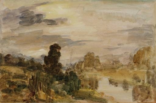 The River, Ironbridge 1910 by Philip Wilson Steer 1860-1942