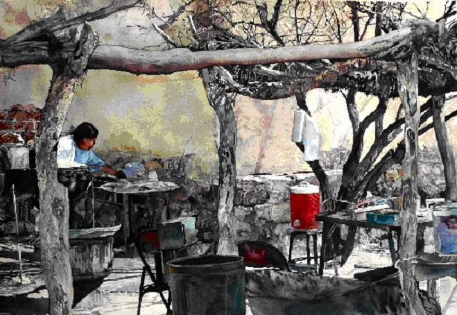 美国现代水彩画家John Salminen