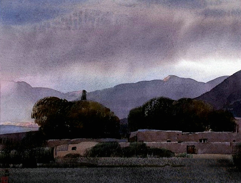 刘寿祥水彩风景画作品41