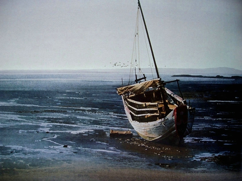 刘寿祥水彩风景画作品54