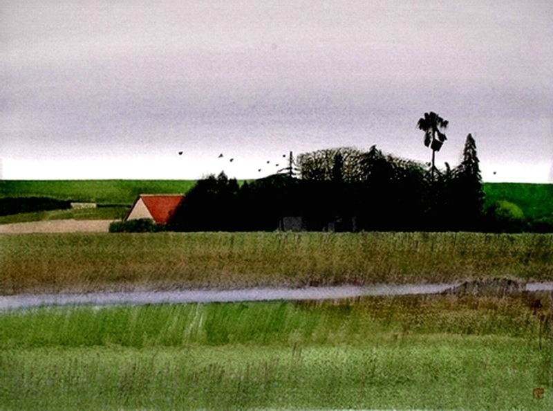 刘寿祥水彩风景画作品59