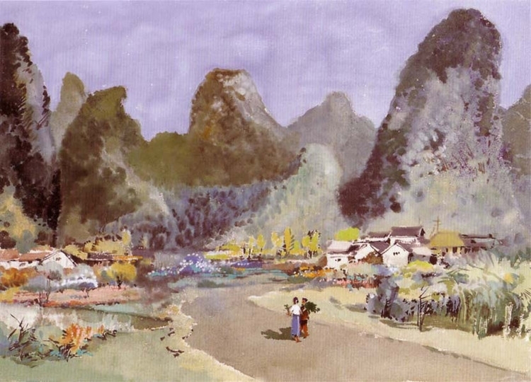 李剑晨大师水彩画欣赏6597294067030382620