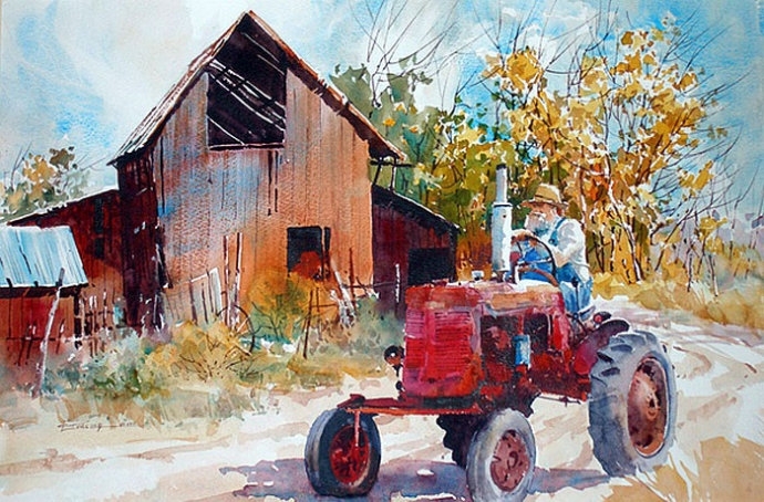 美国卡尔·普赛尔(Carl Purcell)风景画ca1d7829690