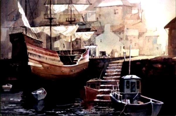 美国卡尔·普赛尔(Carl Purcell)风景画5fc72780a690