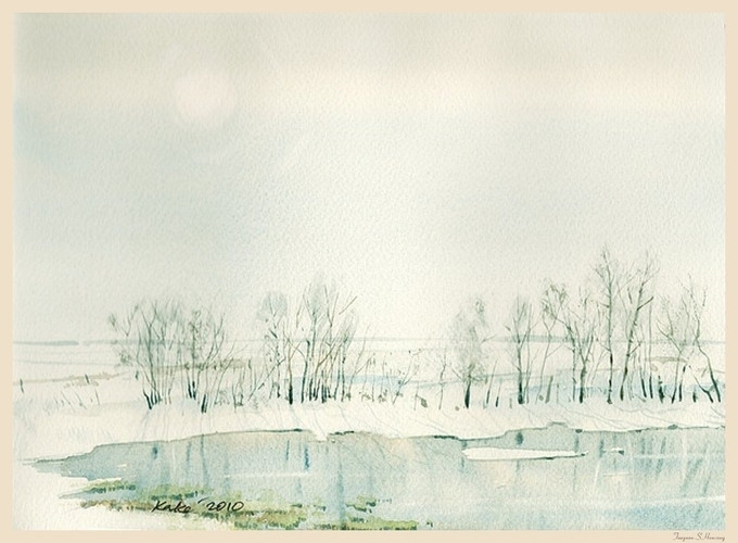 Jathedar的唯美风景水彩画 