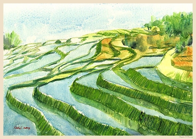 Jathedar的唯美风景水彩画 