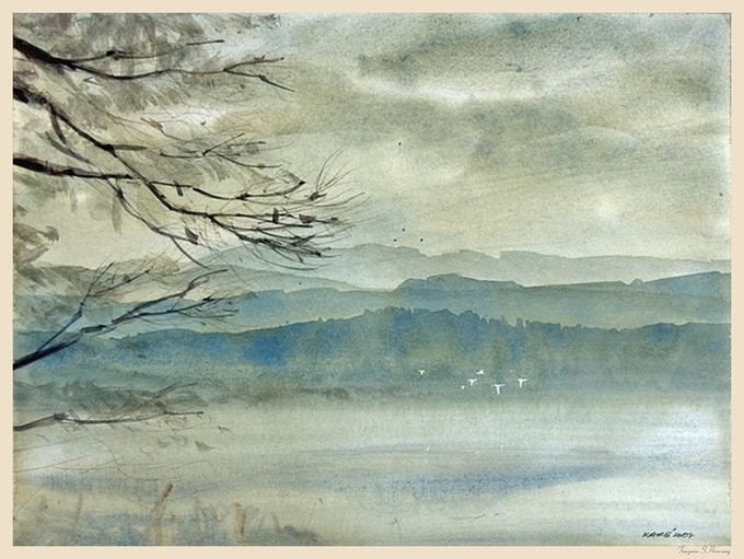 Jathedar的唯美风景水彩画 