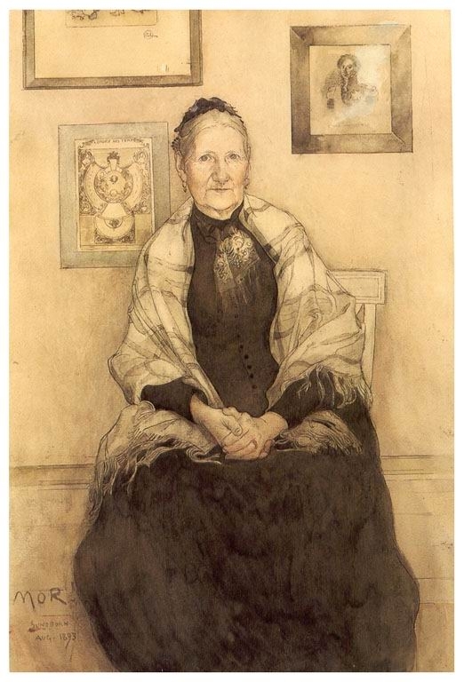 瑞典画家Carl Larsson卡尔·拉森作品