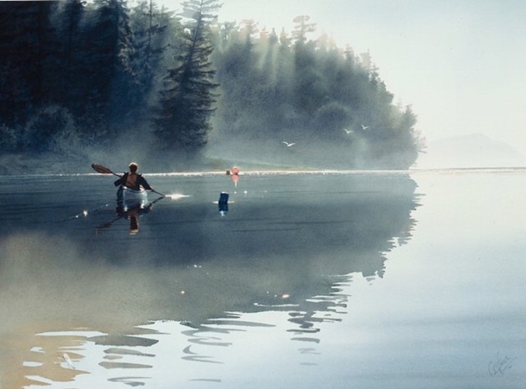 加拿大画家卡罗尔-埃文斯Carol Evans的水彩画