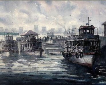 印度Ananta Mandal水彩画作欣赏