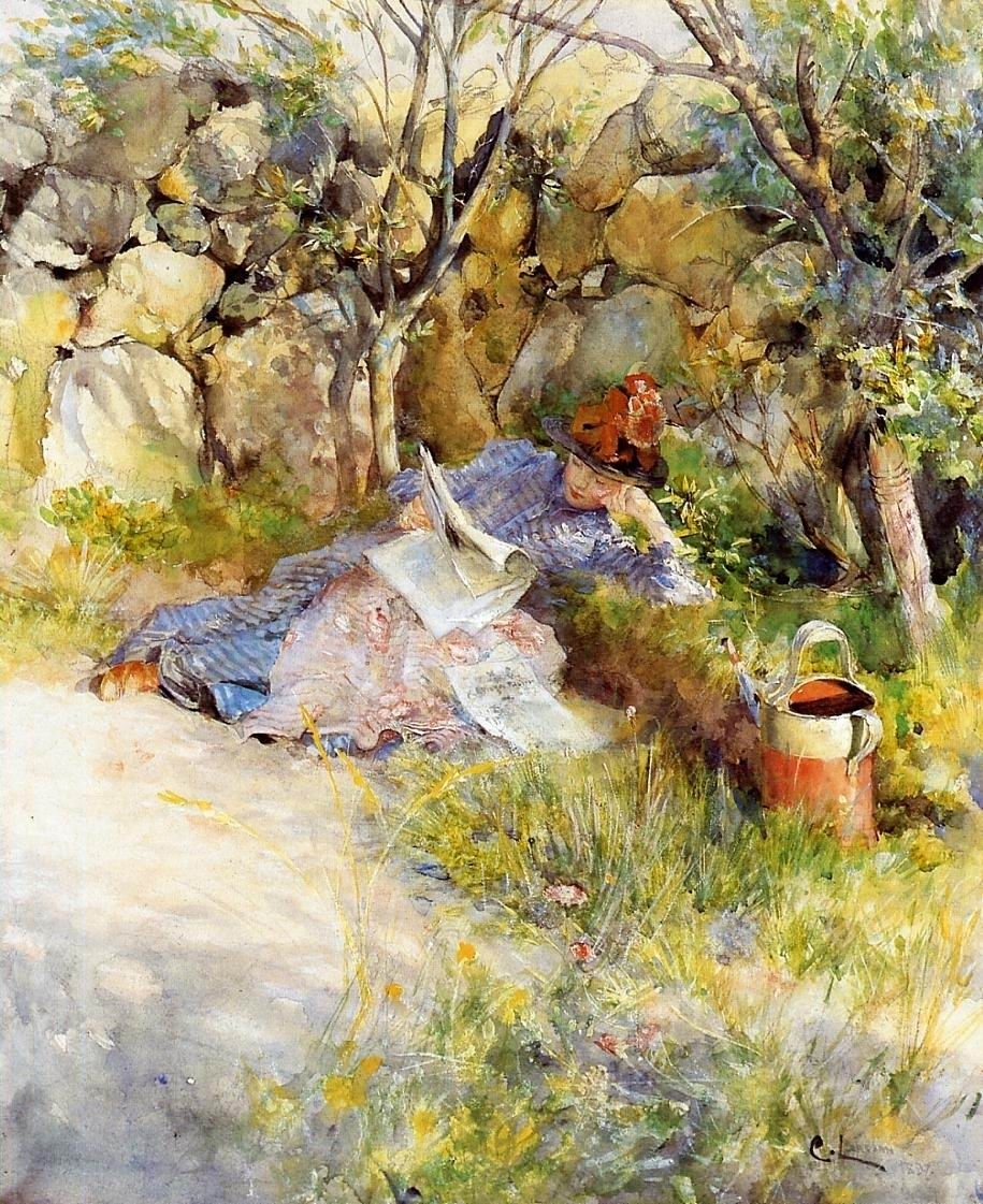 瑞典画家Carl Larsson卡尔·拉森作品