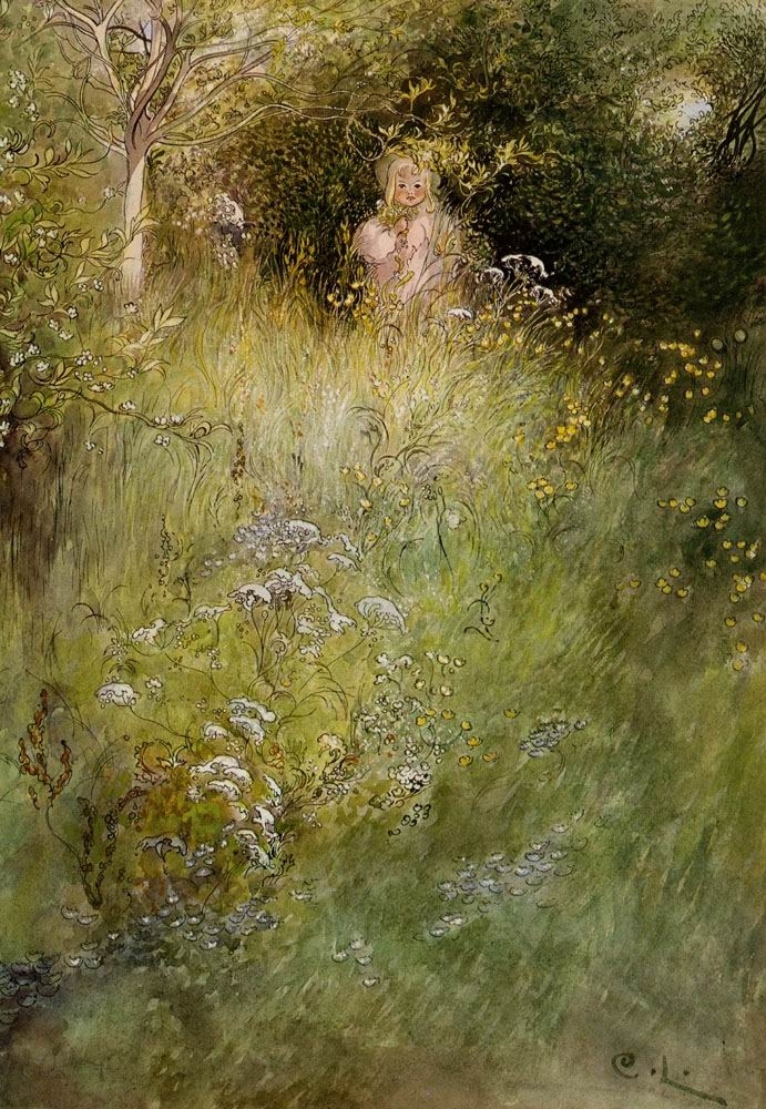 瑞典画家Carl Larsson卡尔·拉森作品