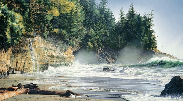 加拿大画家卡罗尔-埃文斯Carol Evans的水彩画