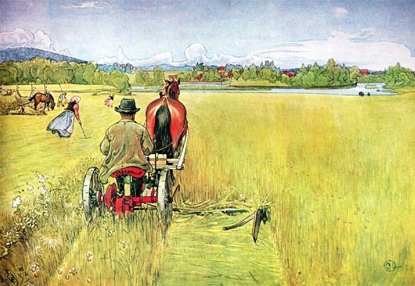 瑞典画家Carl Larsson卡尔·拉森作品