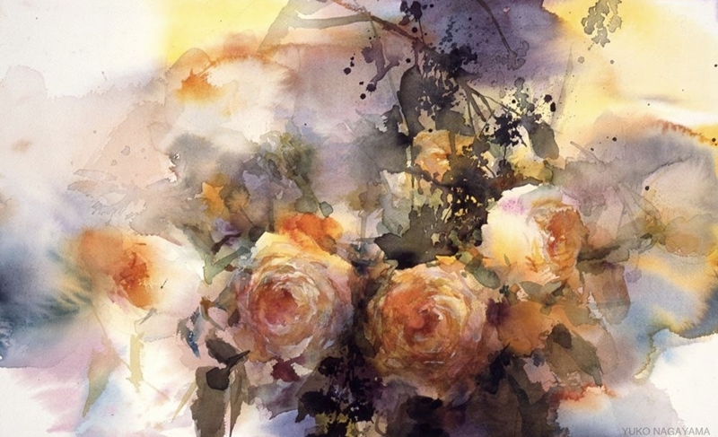 永山裕子静物水彩画作品欣赏之一