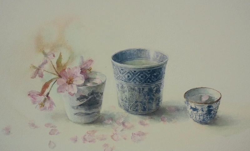 永山裕子静物水彩画作品欣赏之一