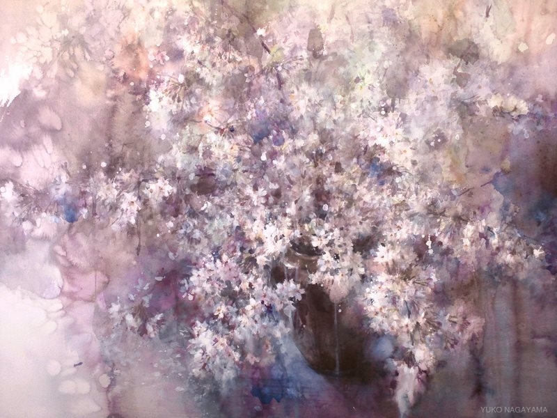 永山裕子静物水彩画作品欣赏之一