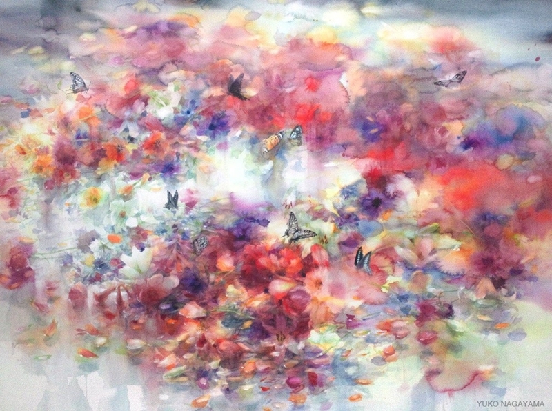 永山裕子静物水彩画作品欣赏之一