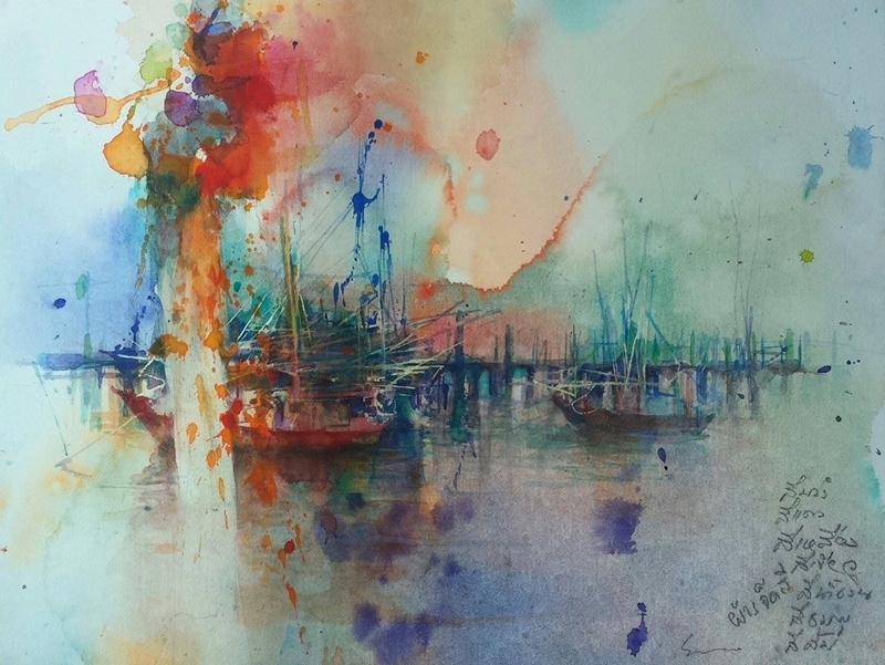 永山裕子静物水彩画作品欣赏之一