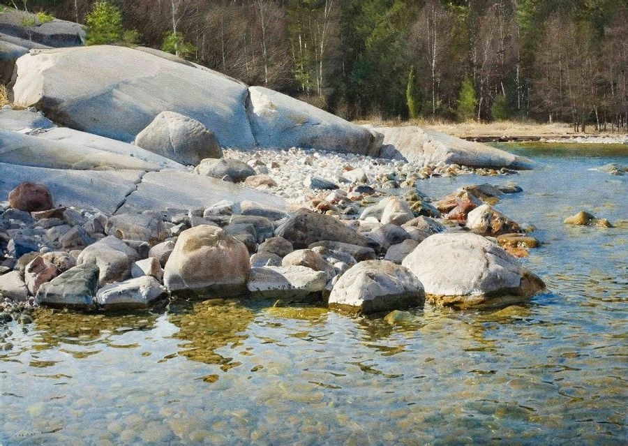 波兰水彩画家Stanislaw Zoladz风景作品