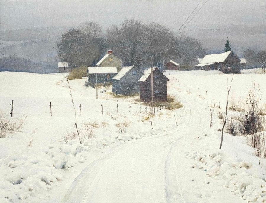 波兰水彩画家Stanislaw Zoladz风景作品