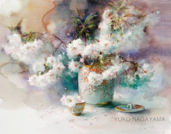 永山裕子静物水彩画 (3)