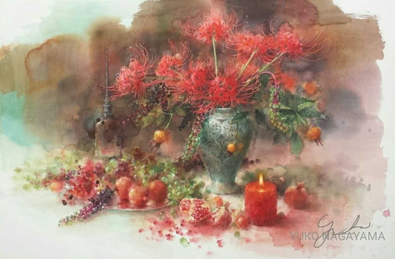 永山裕子静物水彩画 (15)