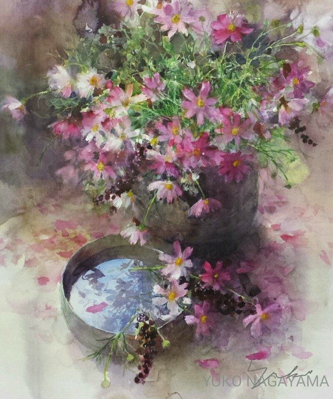 永山裕子静物水彩画 (17)