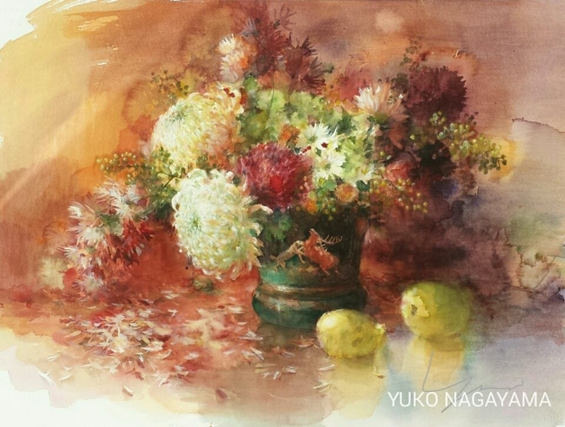 永山裕子静物水彩画 (21)