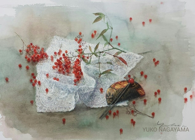 永山裕子静物水彩画 (22)