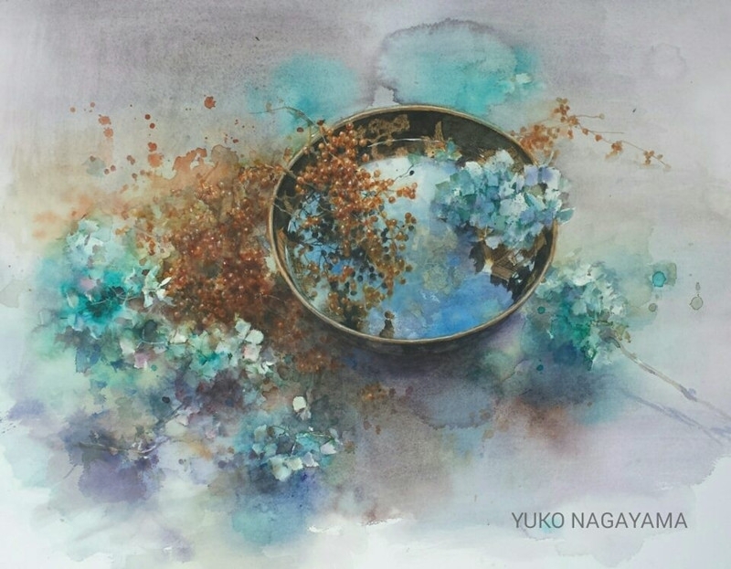 永山裕子静物水彩画 (23)