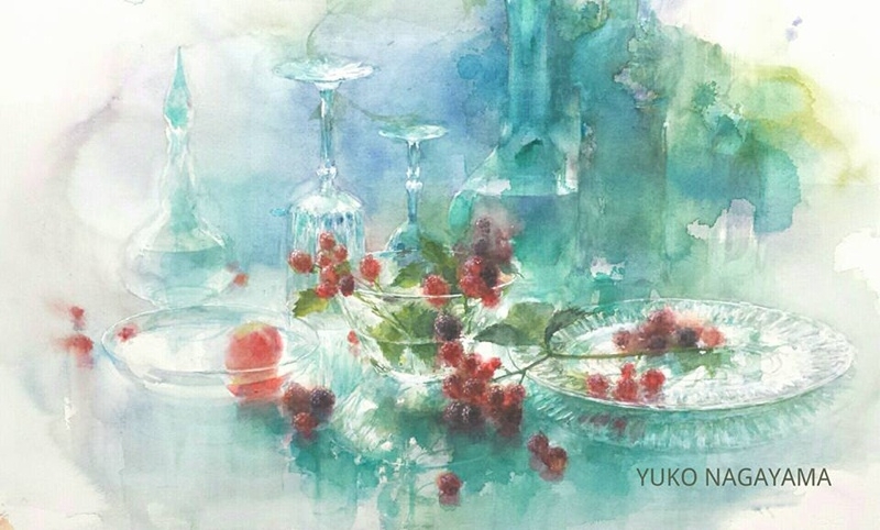 永山裕子静物水彩画 (40)