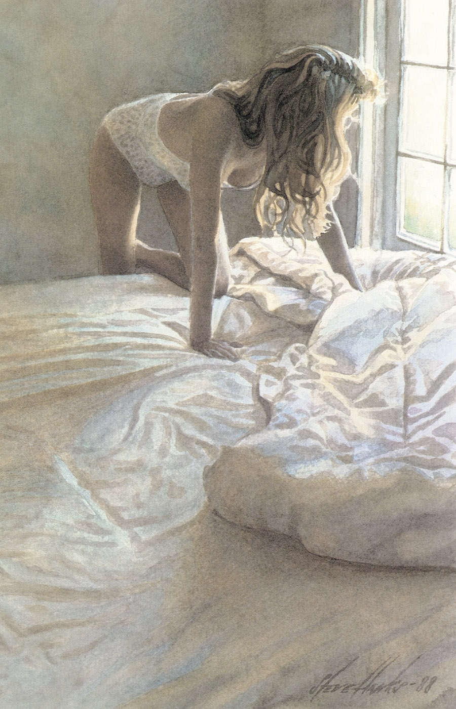 美国水彩大师Steve Hanks人物作品欣赏