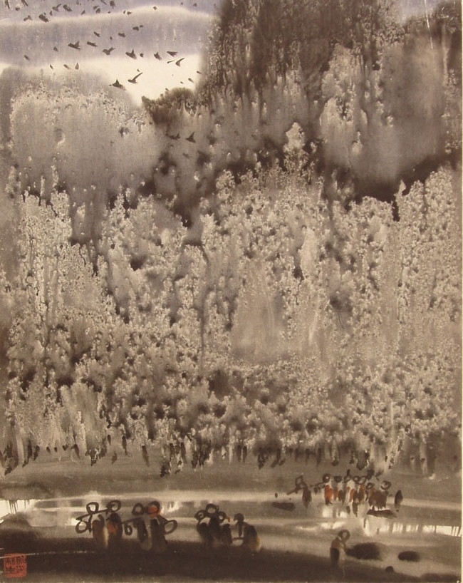 柳新生风景水彩画作品 (18)