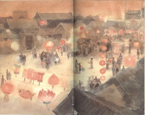 关维兴水彩画绘本《城南旧事》