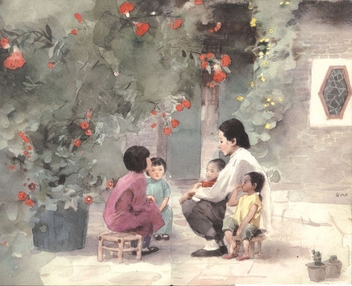关维兴水彩画绘本《城南旧事》
