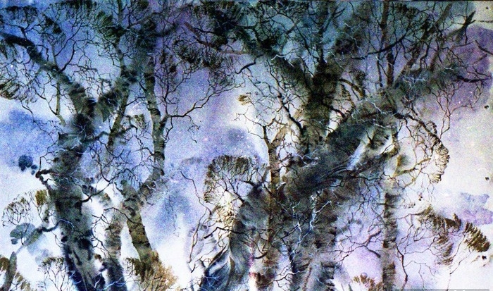 俄罗斯水彩画家Glory Korobeinikov静物风景作品 (17)