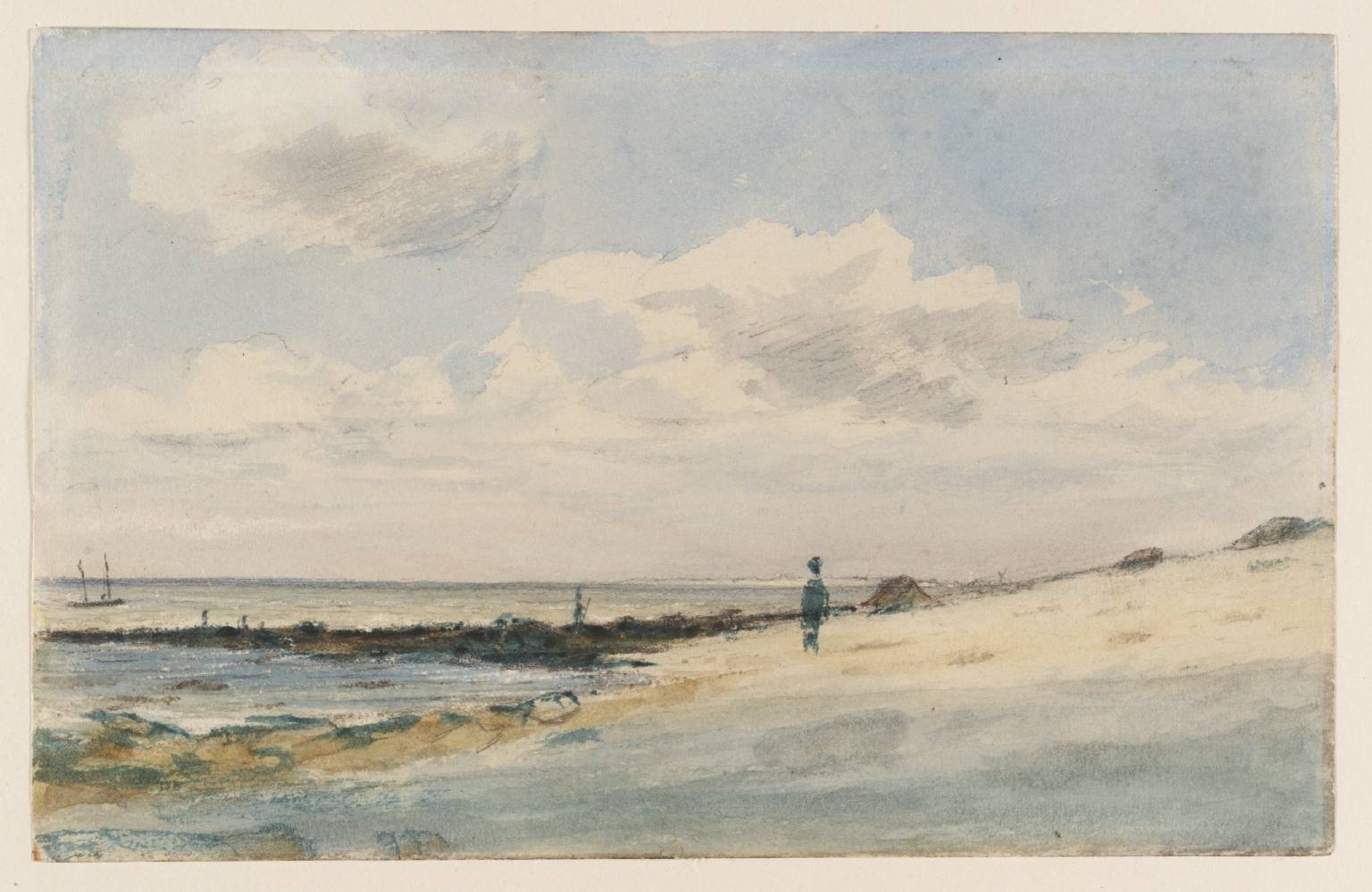 Between Folkestone and Sandgate 1833 by John Constable 1776-1837
