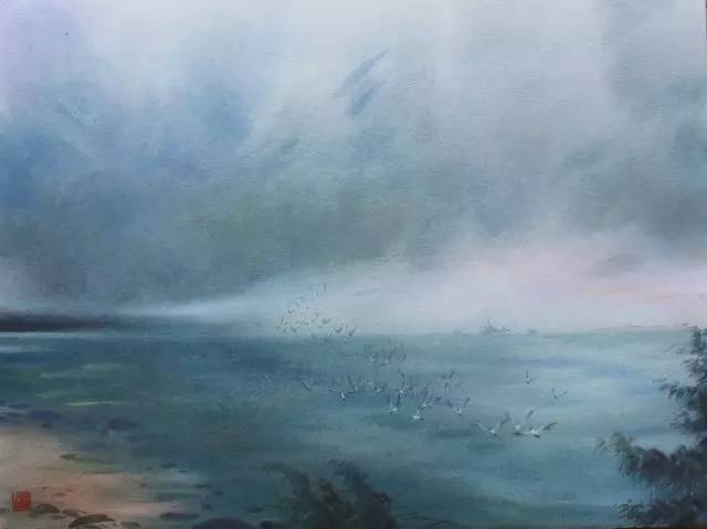 曹剑新风景水彩画作品欣赏