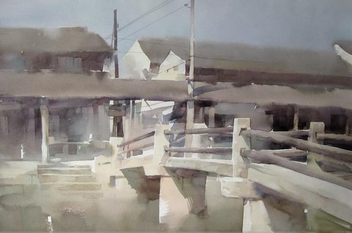 柳毅唯美风景水彩作品欣赏
