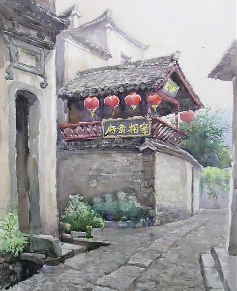 陈重武风景水彩画作品-11