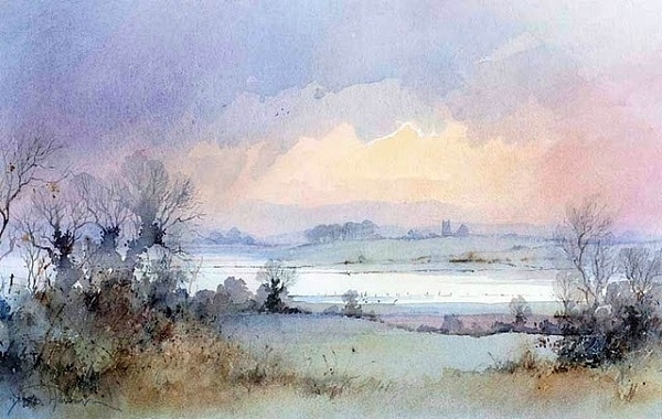 英国画家大卫·豪威尔David Howell水彩风景画