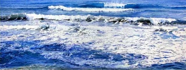 小镇一角 田中己永风景水彩画作品