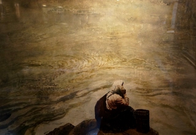 赏傅启水彩画艺术作品民展欣赏
