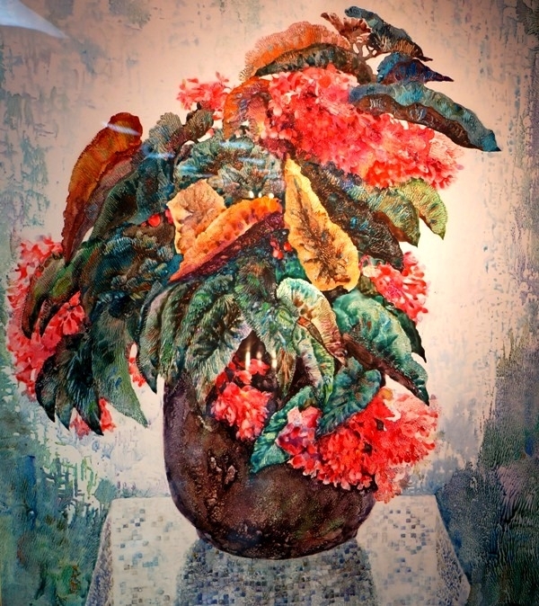 赏傅启水彩画艺术作品民展欣赏