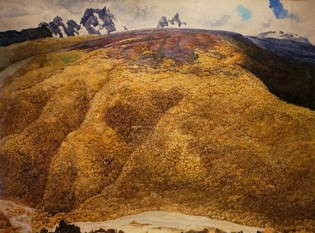赏傅启水彩画艺术作品民展欣赏