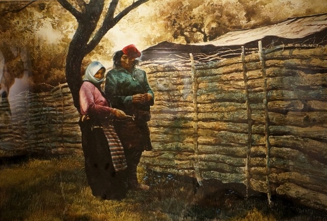 赏傅启水彩画艺术作品民展欣赏