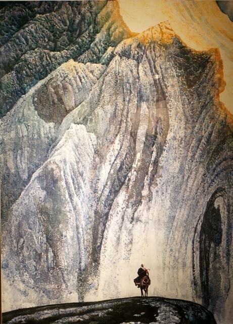 赏傅启水彩画艺术作品民展欣赏