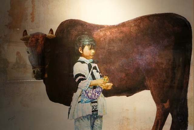 赏傅启水彩画艺术作品民展欣赏
