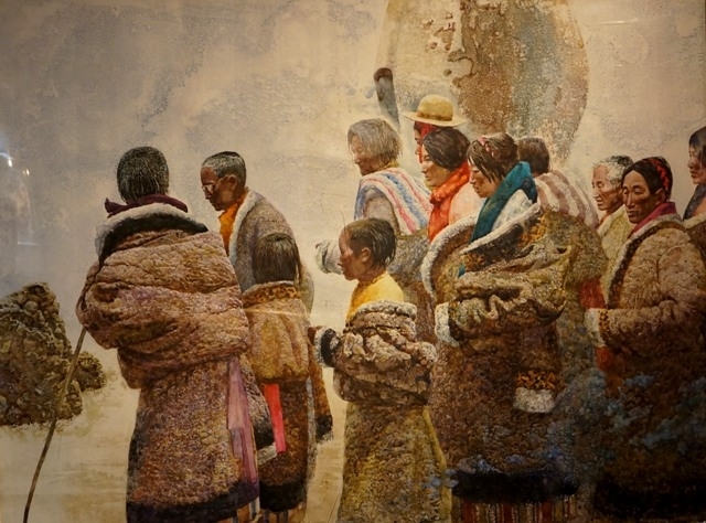 赏傅启水彩画艺术作品民展欣赏